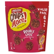 Mini Chips More Double Choc Chocolate 8 x 28 gm