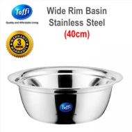 [TOFFI] 40cm Basin Extra Thick 0.06cm Stainless Steel (K4440)