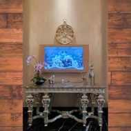 7FT Premium Royal GOLD Series - Wall Mounted Aquarium
