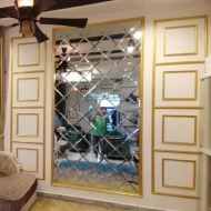 Bevel Diamond Mirror (7 ft x 4 ft)