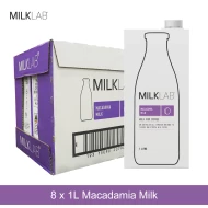 MILKLAB UHT MACADAMIA MILK 1L X 8