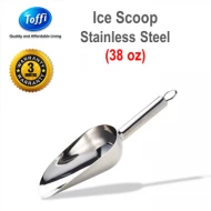 [TOFFI] 38oz Ice Cube Scoop  Beans Scoop  Flour  Sugar Stainless Steel (B2538)