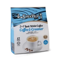 CHEK HUP BLUE 2 IN 1 SUGAR FREE WHITE COFFEE 12 x 30 g