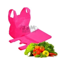 Plastic Bag 15x16 (Rose Red) (10 Units Per Carton)