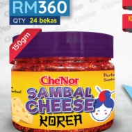 Che'Nor - Sambal Cheese Korea + -150gm x 24 Pieces ( 1 carton )