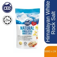 CED HIMALAYAN WHITE ROCK SALT 24x 500G