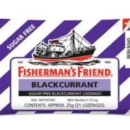 FISHERMAN'S FRIEND Sugar Free Blackcurrant 25gm Pack (24 Units Per Carton)