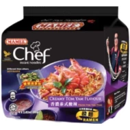 MAMEE CHEF Creamy Tom Yam 4 x 80 g  Instant Noodle