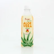HALAL BUZZY BEE Aloe Vera Sugar Free Drink Peach Flavor 1x24 bottles (500ml each)