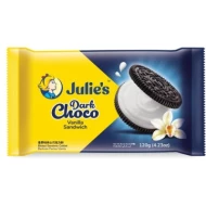 [PRE ORDER ONLY ETA 12-14 Working Days] Julie's Dark Choco Vanilla Sandwich 120g