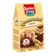 LOACKER Quadratini Tiramisu 220gm Pack (18 Units Per Carton)