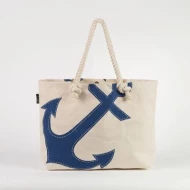 # RB 118 BLUE - TOSSA Fashion Cotton Bag /Anchor (400 gm. Per Unit)