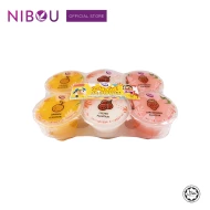 Nibou (NBI) Soya Fruits with Layer Jelly Assorted 3 (110gm x 6's x 16)
