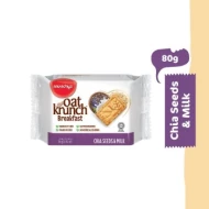 Munchy's OatKrunch Breakfast Chia Seed & Milk Cookies 80g