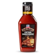 McCORMICK Grill Mates Vintage Smoked House BBQ Sauce 500gm Unit (8 Units Per Carton)