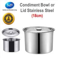 [TOFFI] 18cm Deep Condiment Bowl Stainless Steel (K7618)