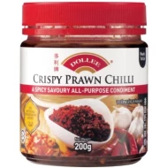 DOLLEE Crispy Prawn Chilli 200gm bottle ( 12 bottles per carton )