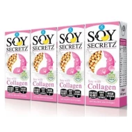 Dutch Mill Soy SECRETZ UHT SOY MILK WITH COLLAGEN 4 x 180ml Drink