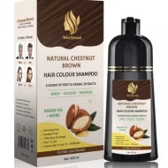 WiseStrand Ammonia-Free Easy-to-Use Hair Colour Shampoo Chestnut Brown Colour 400ml