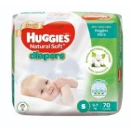 [PRE ORDER ONLY ETA 12-14 Working Days] HUGGIES DIAPER NAT SOFT S SJP 70
