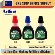 Artline 60ML MARKING REFILL INK - ( RED )