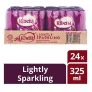 Ribena Lightly Sparkling Blackcurrant Drink 24 x 325 ml