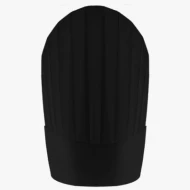 PAPER CHEF HAT BLACK (30CM)