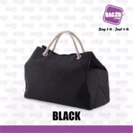 Bag2u Shopping Bag (Black) SB501 (1000 Grams Per Unit)