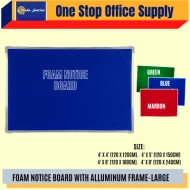 COLOUR FOAM NOTICE BOARD - GREEN COLOUR ( 2' x 3' ) MEDIUM SIZE