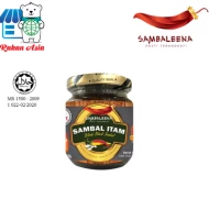 Sambaleena Sambal Itam Bilimbi Black Sambal (150 gm)