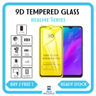 REALME Series Tempered Glass Screen Protector FULL COVER 9D (Buy 20pcs Free 2)