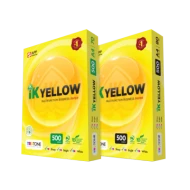 A4 Paper IK Yellow 70gsm Copier Paper (500's Ream)