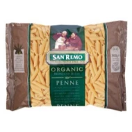 SAN REMO Organic Penne 500gm Unit (12 Units Per Carton)