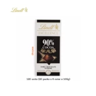 LINDT Excellence Dark 90% 100g (20 Units Per Outer)