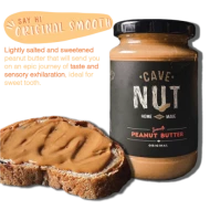 Cavenut Smooth Peanut Butter, 380g