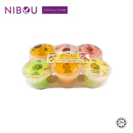 Nibou (NBI) Soya Fruits with Layer Jelly Assorted 1 (110gm x 6's x 16)