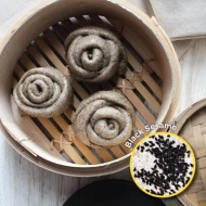 Yooky Bites-Black Rose Steam Bun (Frozen) (4 Pcs   Pkt)