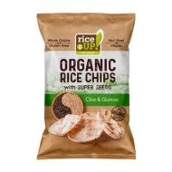 RICEUP - BIO ORGANIC RICE CHIPS with CHIA & QUINOA 25g (54 Units Per Carton)