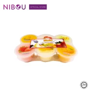 Nibou (NBI) DADIH Fruits Flavour Pudding with Nata De Coco Assorted (110gm x 6's x 16)