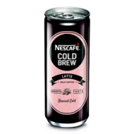 NESCAFE Cold Brew LATTE Canned 240 ml Drink Minuman