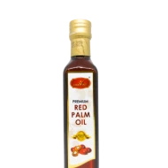 HARVIST Premium Extra Red Palm Fruit Oil 250ml Glass Bottle (12 BTL CTN)