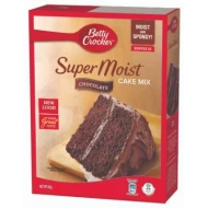 BETTY CROCKER Super Moist Cake Mix - Chocolate 430gm (12 Boxes per Carton) Imported from United States