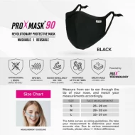 PROXMASK 90 Antimicrobial Reusable Face Mask - M Size