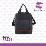 Bag2u Sling Bag (Black) SB422 (1000 Grams Per Unit)