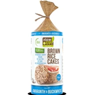 RICEUP-RICE CAKES with BUCKWHEAT & AMARANTH 120g (12 Units Per Carton)