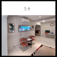 5FT Stainless Steel Series - Wall Mounted Aquarium