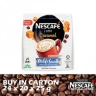 [PRE ORDER ONLY ETA 12-14 Working Days] NESCAFE Latte Caramel Stp 24 x 20 x 25g