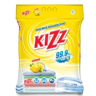 Kizz Detergent Powder (Lemon) 6 x 2.3kg (6 Units Per Carton)