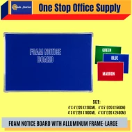 COLOUR FOAM NOTICE BOARD - MAROON COLOUR ( 4' x 5' ) LARGE SIZE