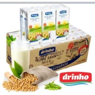 DRINHO Soya Bean 24 x 250 ml Drink Minuman